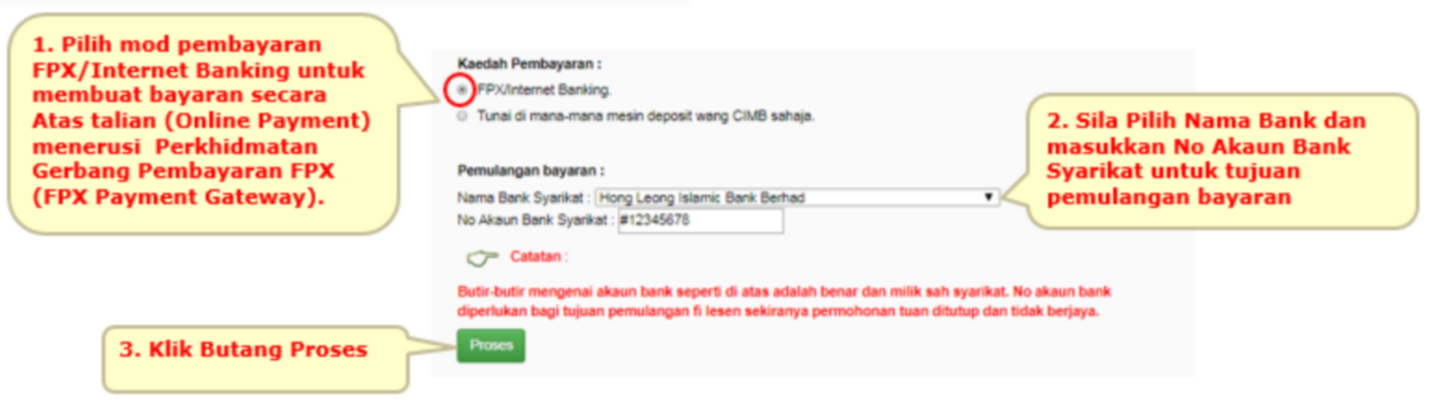 Panduan Melaksanakan Pembayaran Secara Online FPX